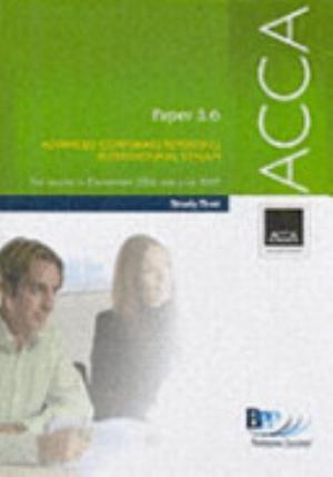 Acca Paper 3. 6 Advanced Corporate Report