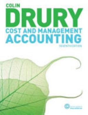 Cost and Management Accounting