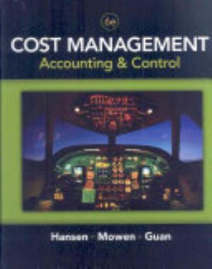 Cost Management: Accounting and Control