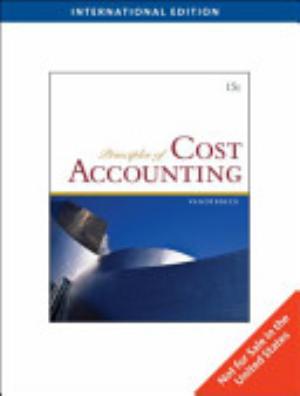 Principles of Cost Accounting