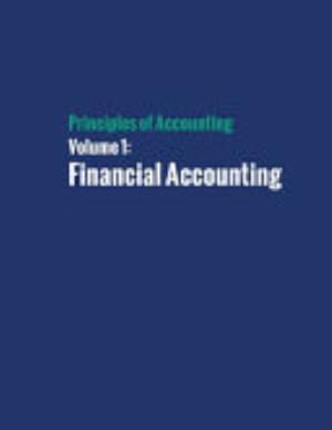 Principles of Accounting Volume 1 - Financial Accounting