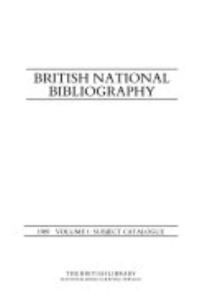 The British National Bibliography